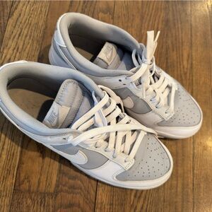 Nike Dunks Gray and White